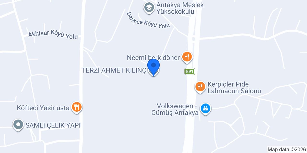 TERZİ AHMET KILINÇ konumu