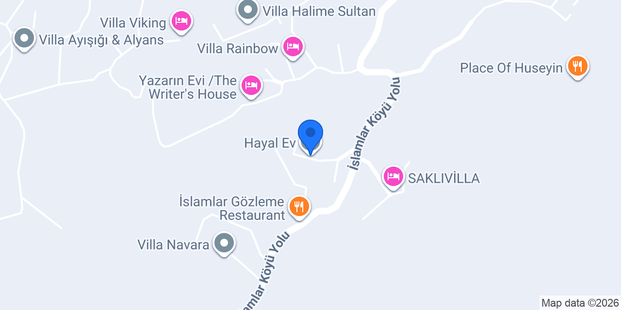 Hayal Ev konumu