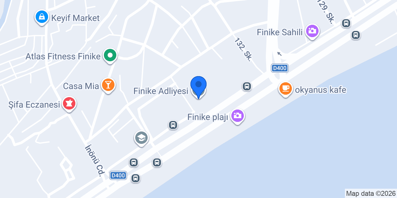Finike Adliyesi konumu