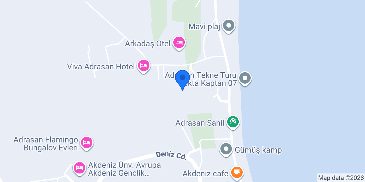 Ada Adrasan Otel konumu