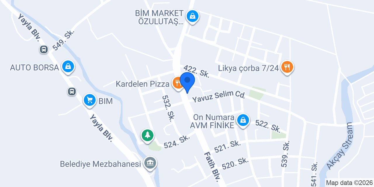 Benim Kuaförüm konumu