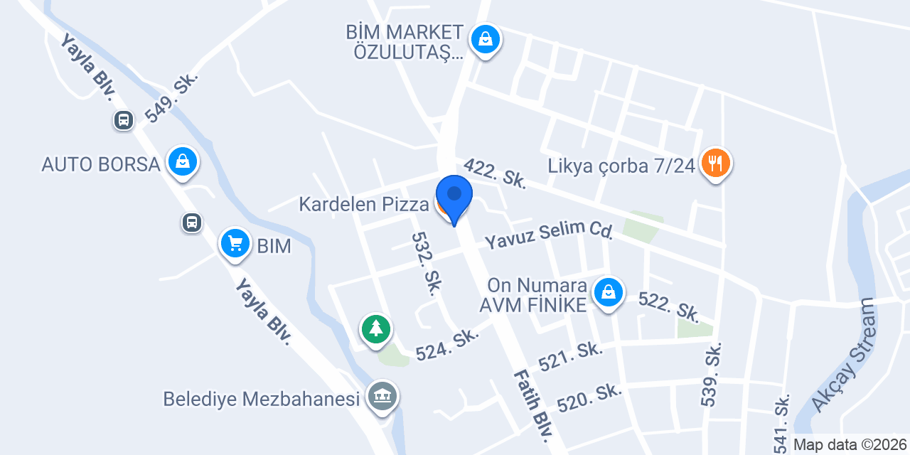 finike emlak inşaat konumu