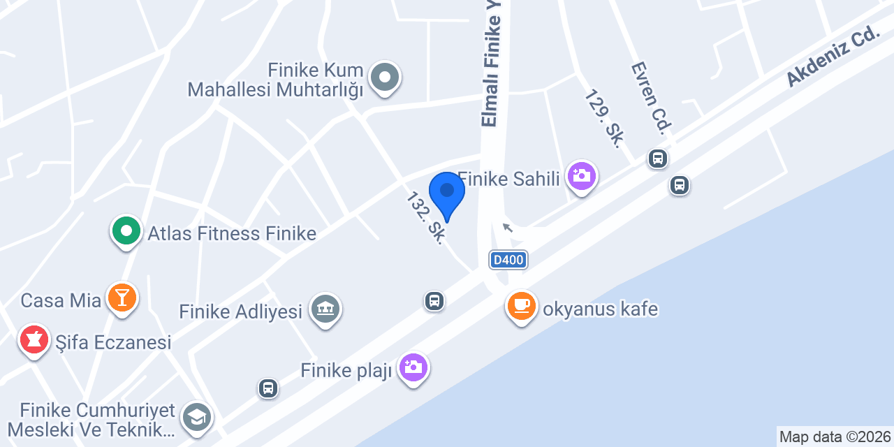 Baykal Pansiyon konumu