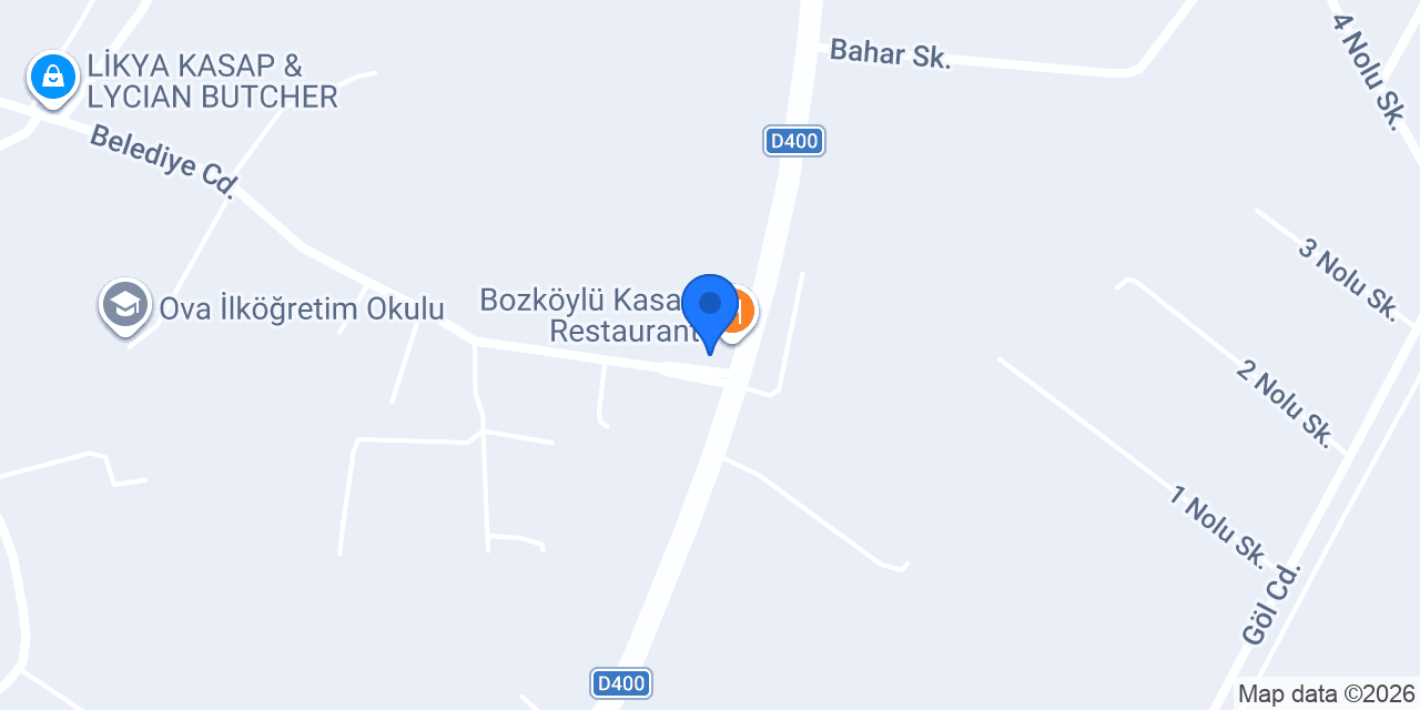 Bozköylü Kasap Şükrü konumu