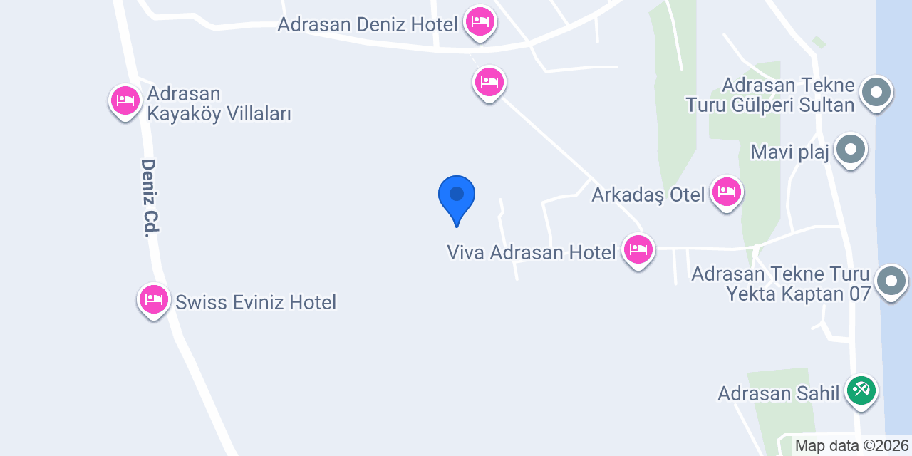 Adrasan Safi Apart konumu