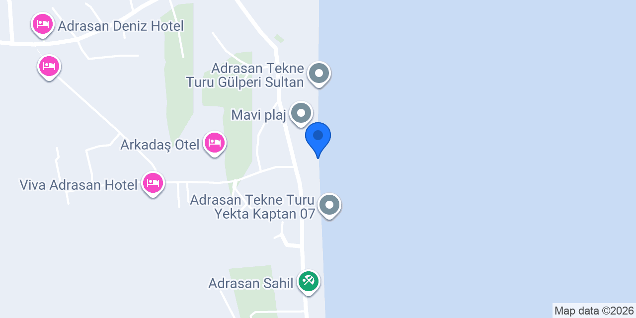 Adrasan Tekne Turu Ramazan Kaptan konumu