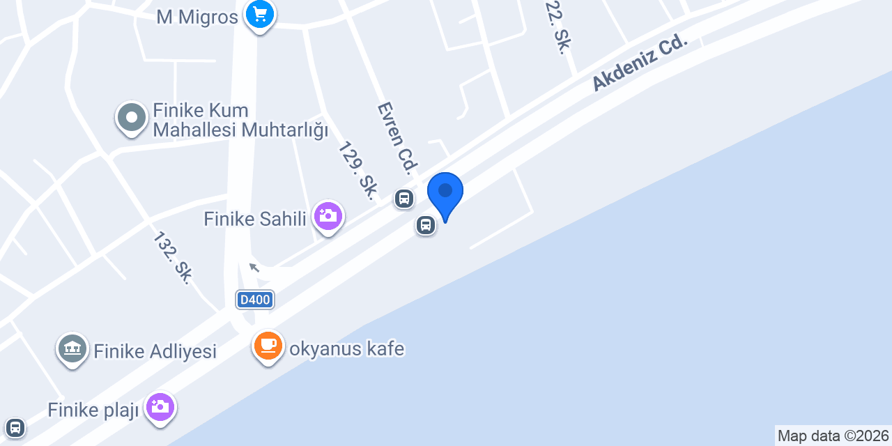 Eylül Beach Cafe&Restaurant konumu