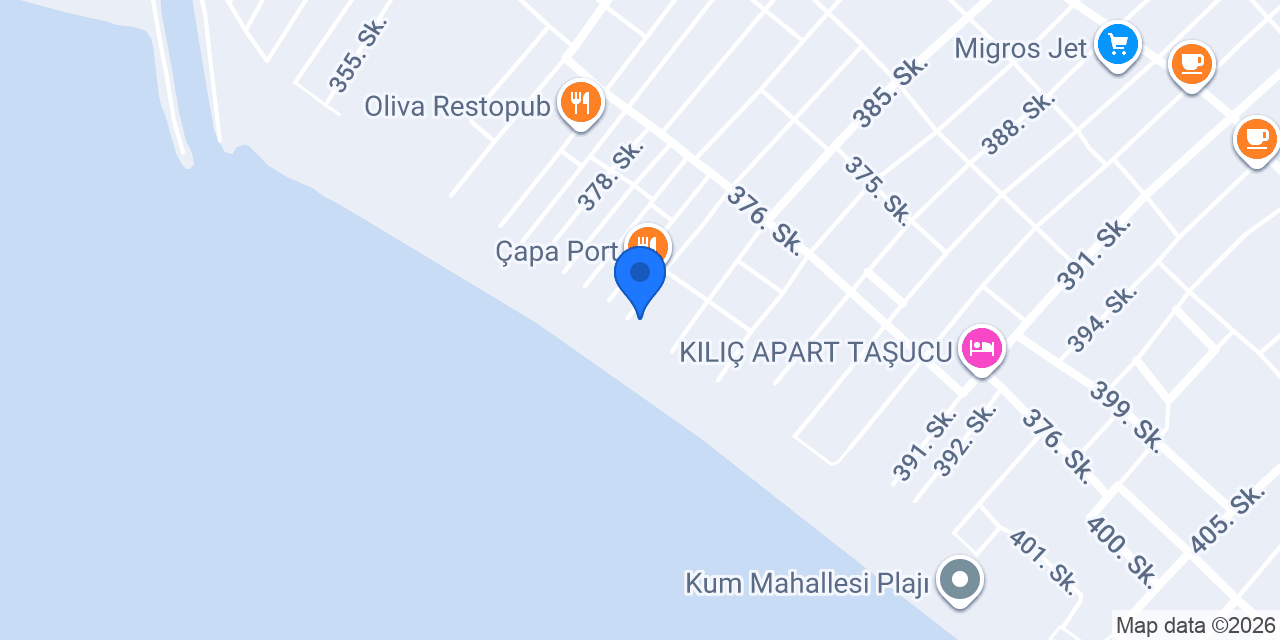 Plaj Cafe Restorant konumu