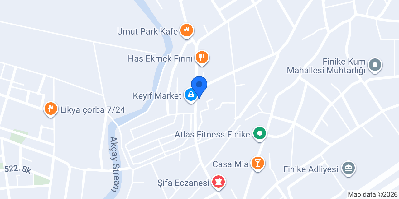 Akdeniz Emlak Finike konumu