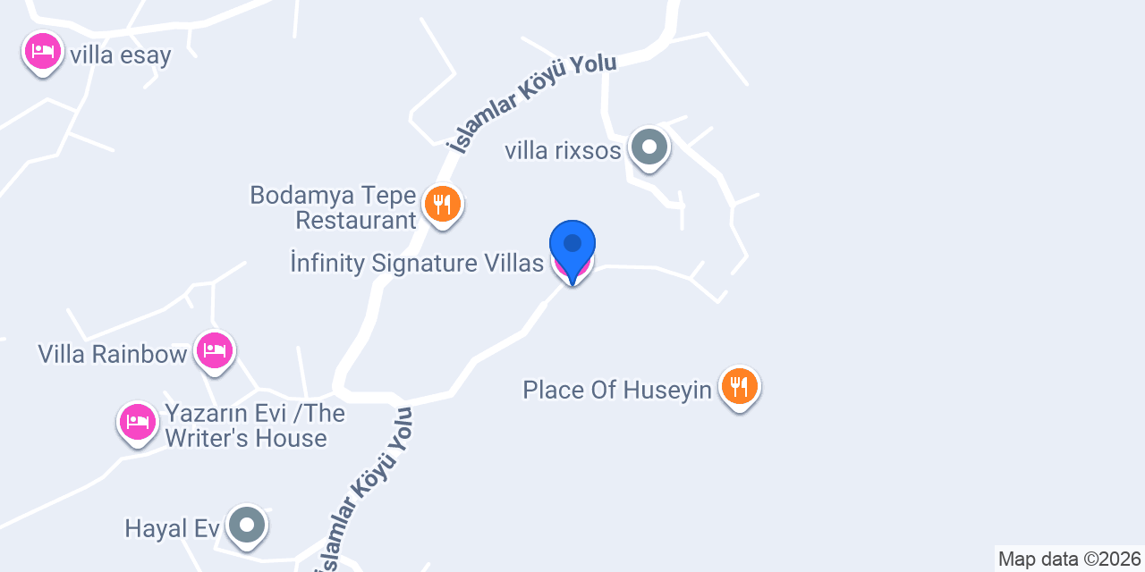 İnfinity Signature Villas konumu