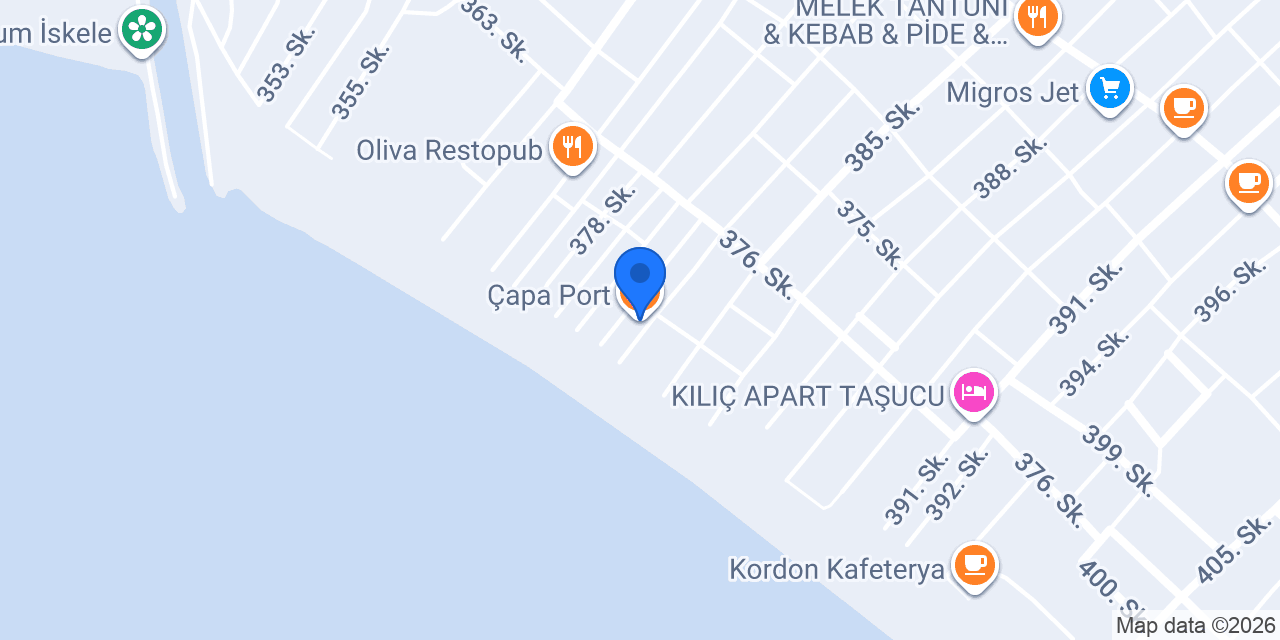 Çapa Port konumu