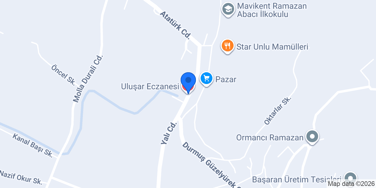 Uluşar Eczanesi konumu