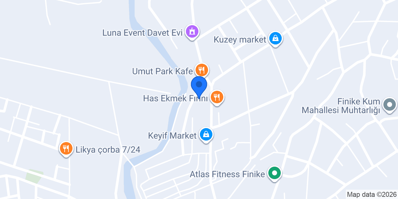 Dönermania Finike konumu