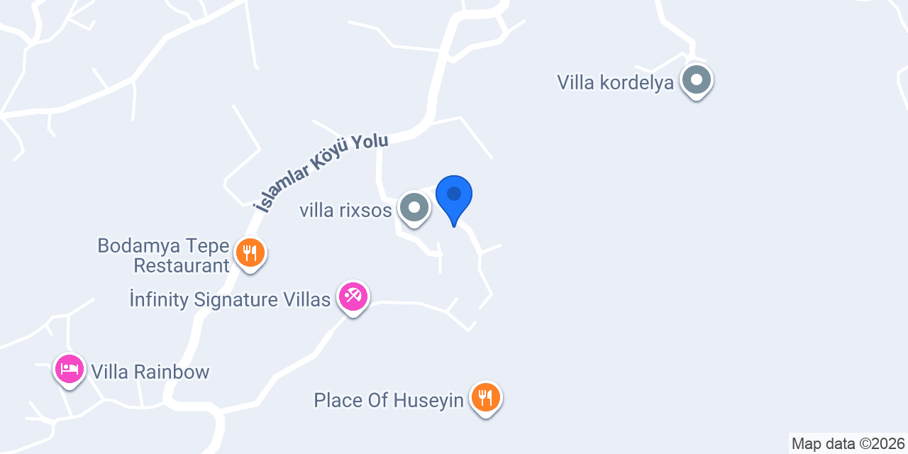 Villa Deniz Kalkan konumu