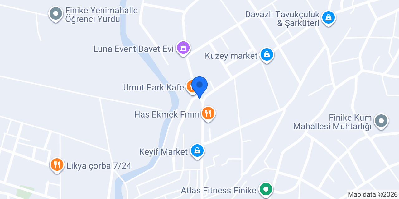 Özbey Hatay Döner konumu