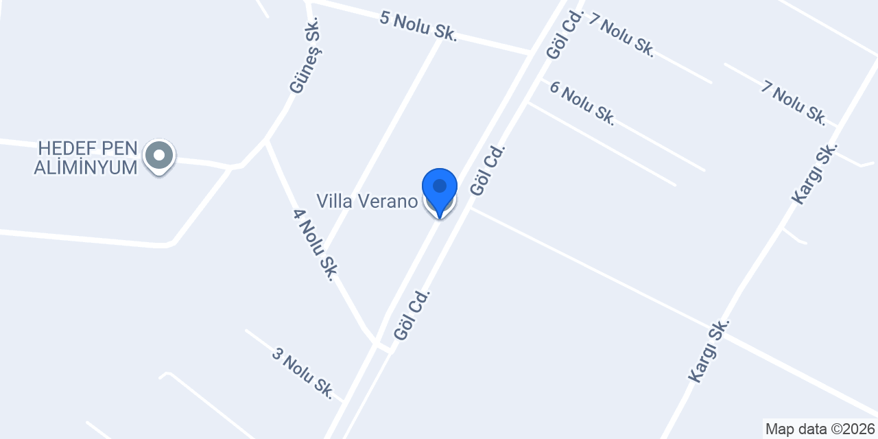 Villa Verano konumu