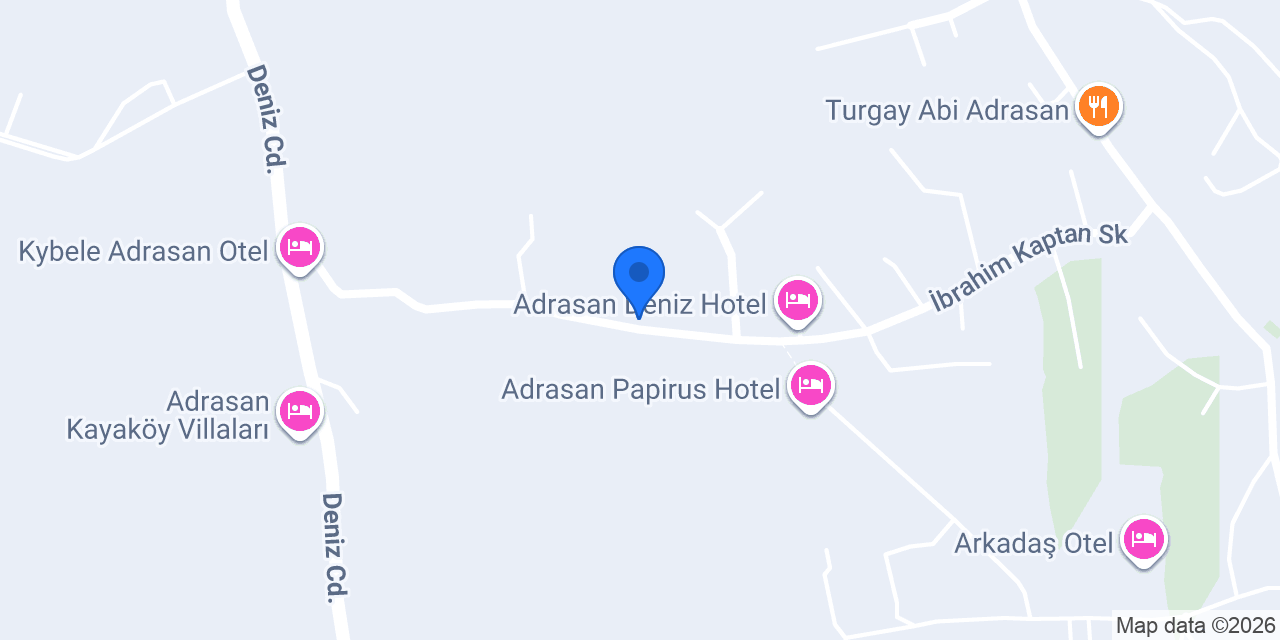 Adrasan Elda Apart Evleri konumu