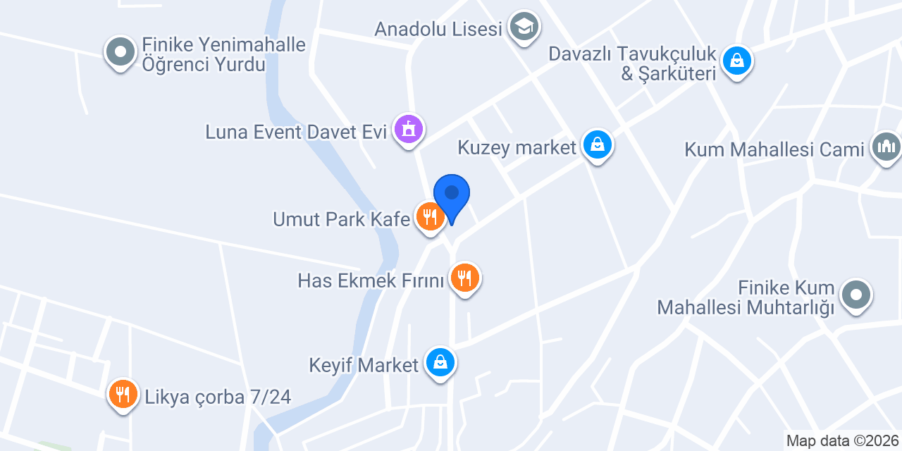 FİNİKE DÖNER BURGER konumu