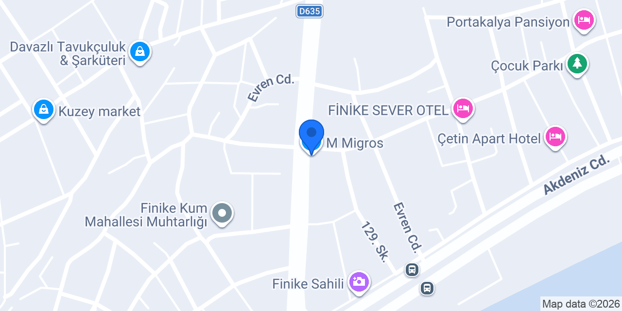 M Migros konumu