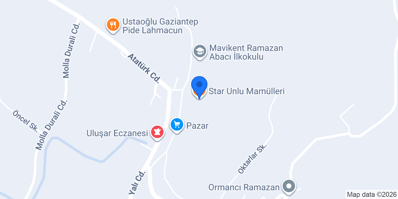 Star Unlu Mamülleri konumu