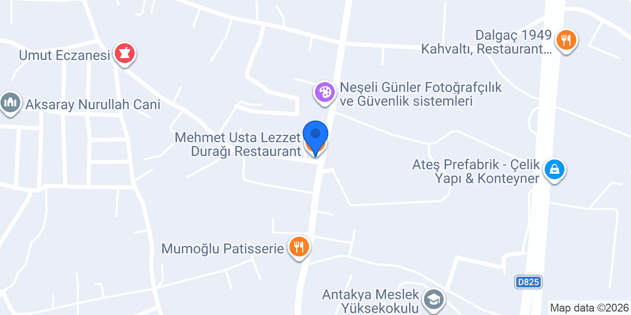 Mehmet Usta Lezzet Durağı Restaurant konumu