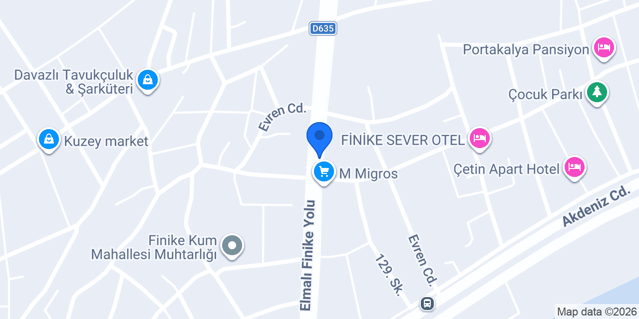 Trend Life Mobilya Finike konumu