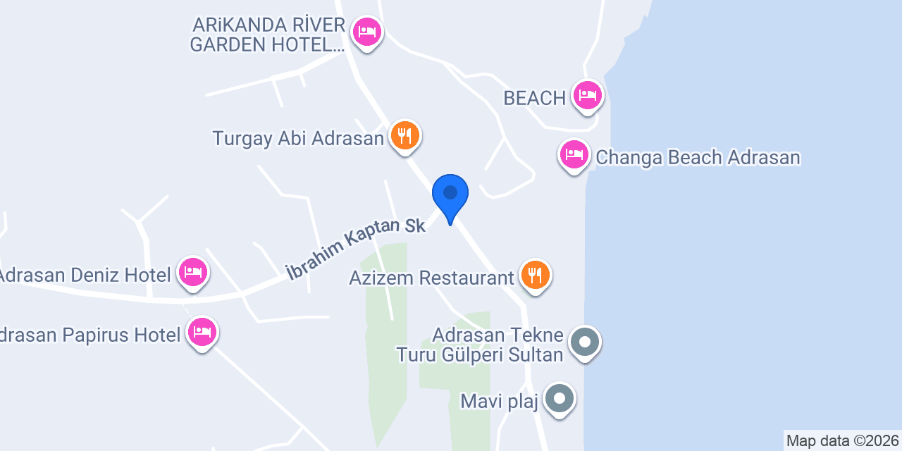 Nazende Pansiyon & Restaurant konumu
