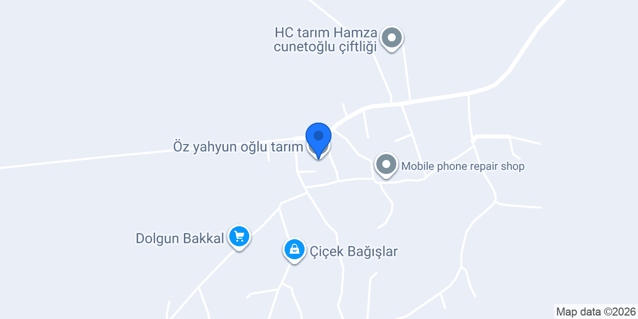 Öz yahyun oğlu tarım konumu