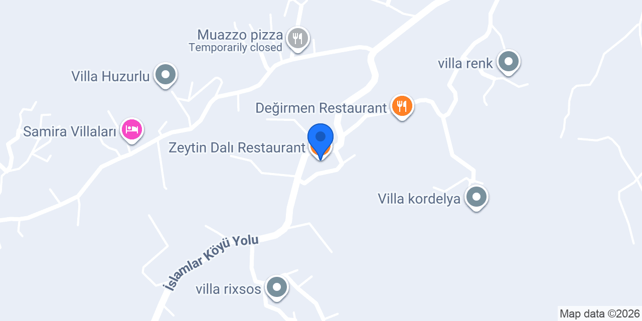 Zeytin Dalı Restaurant konumu