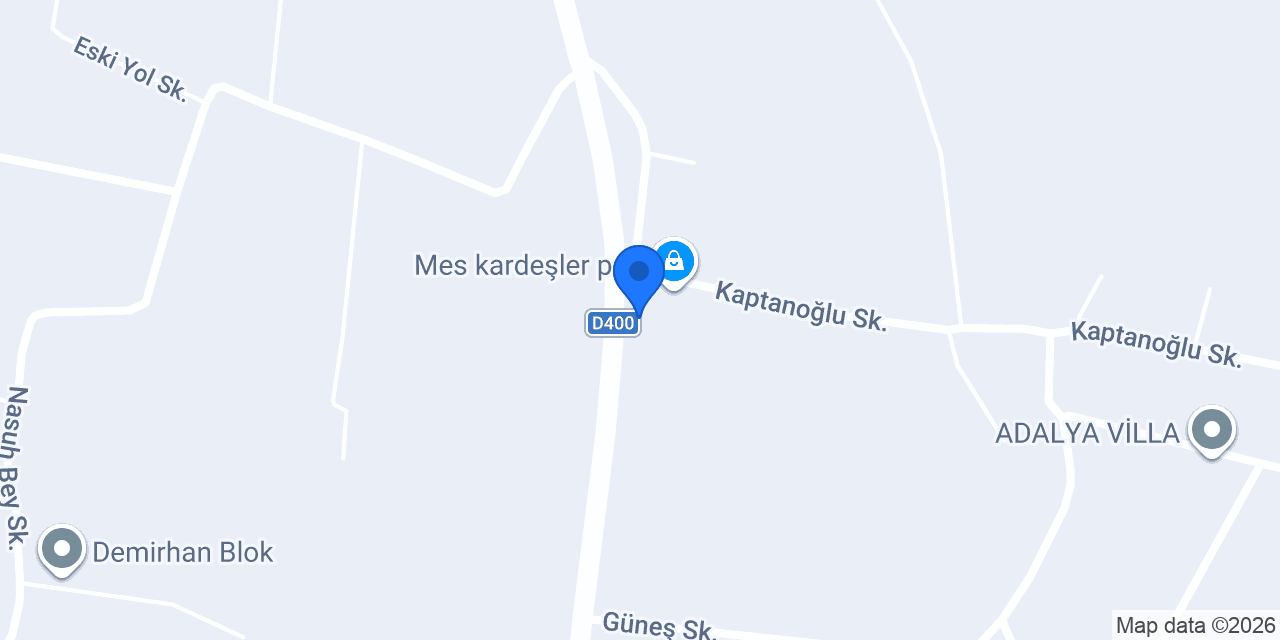 MES ALÜMİNYUM konumu