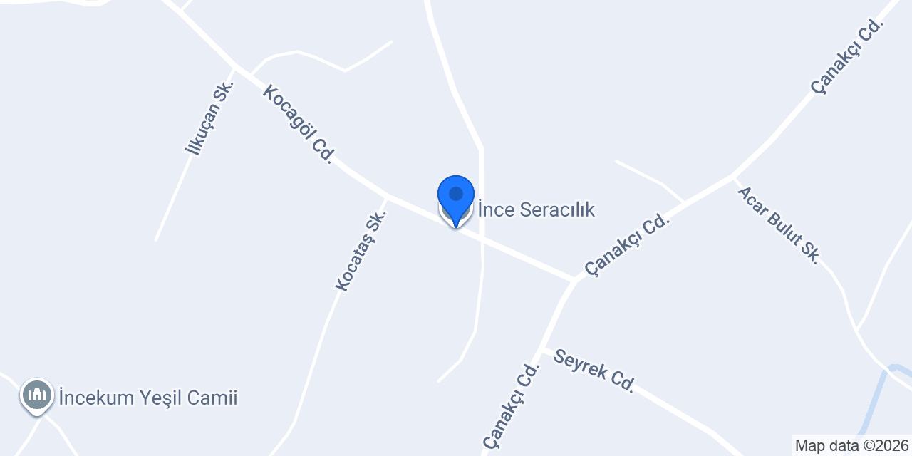 İnce Seracılık konumu