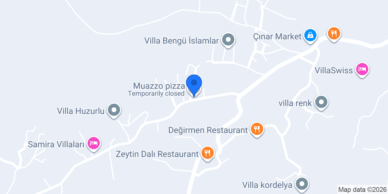 Muazzo pizza konumu