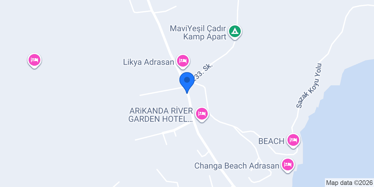 Şirinler camping adrasan konumu
