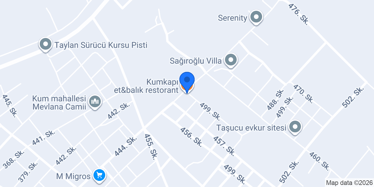 Kumkapı et&balık restorant konumu