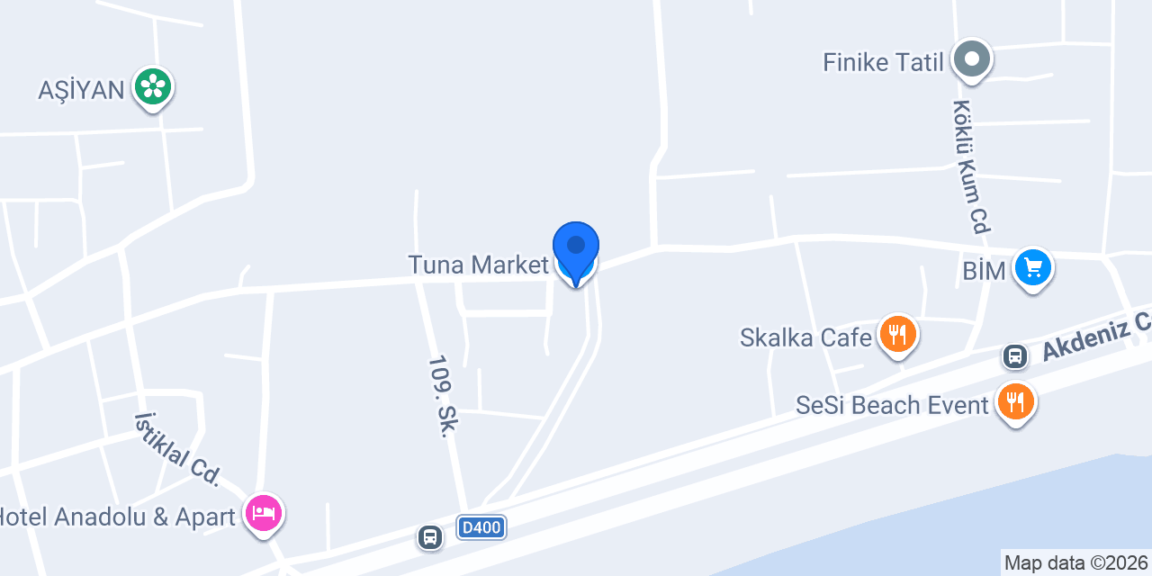 Tuna Market konumu