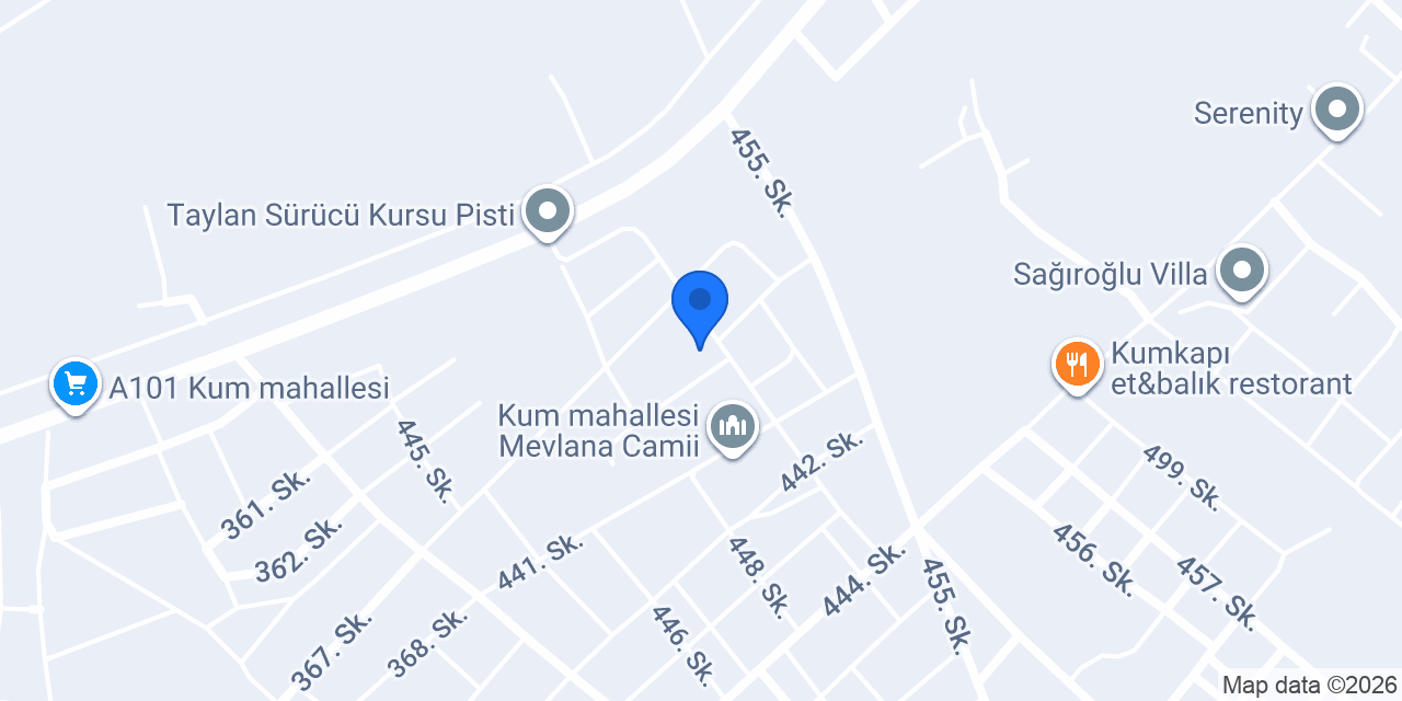 Gizir_Bey Aparts konumu