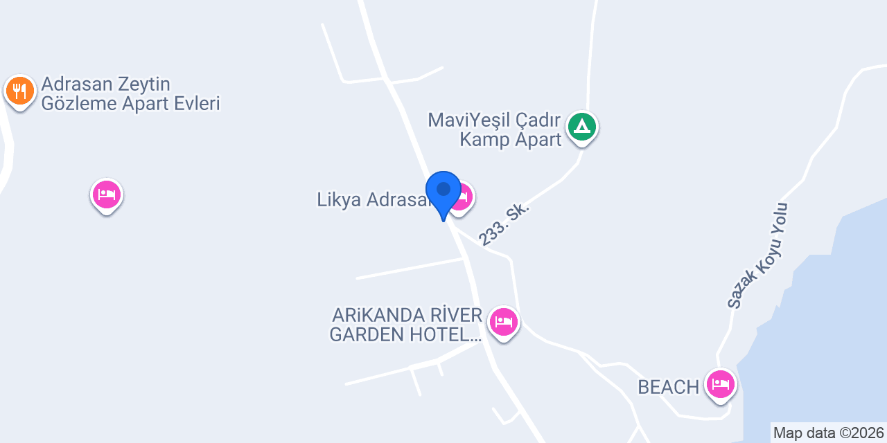 Adrasan Aden (Kleopatra) Camping konumu