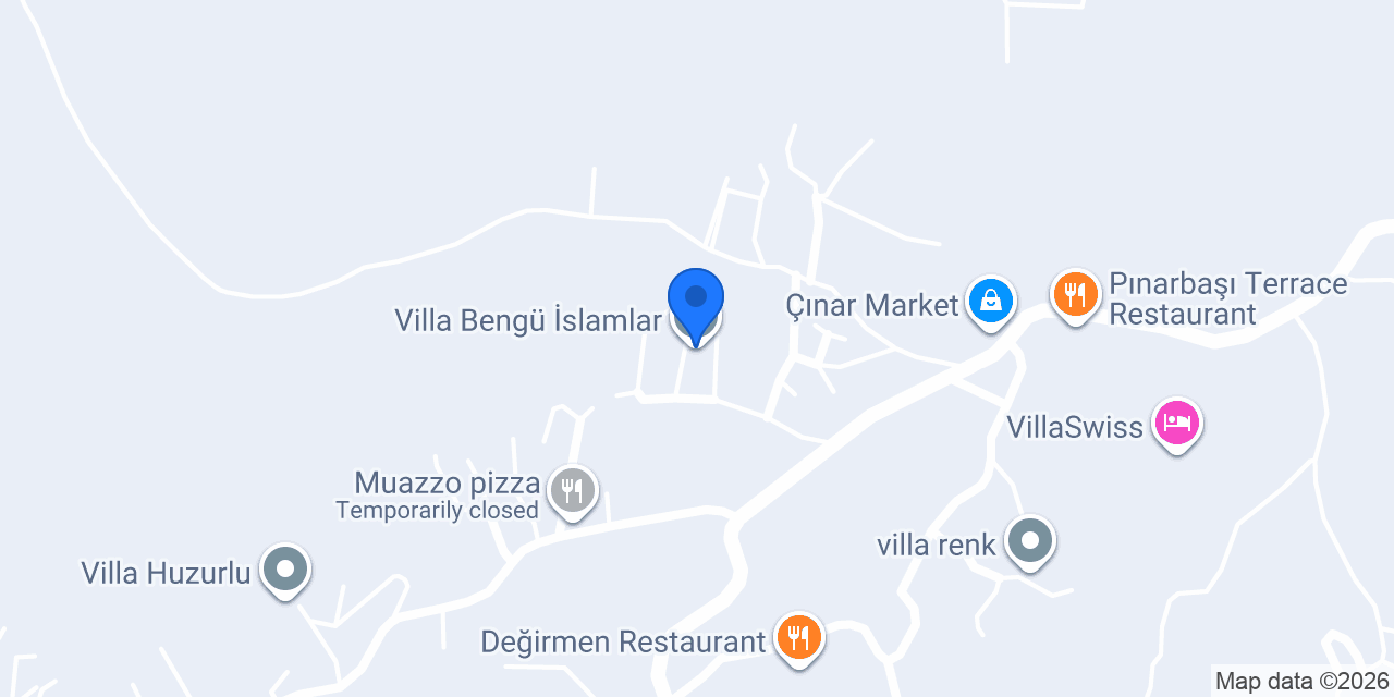 Villa Bengü İslamlar konumu