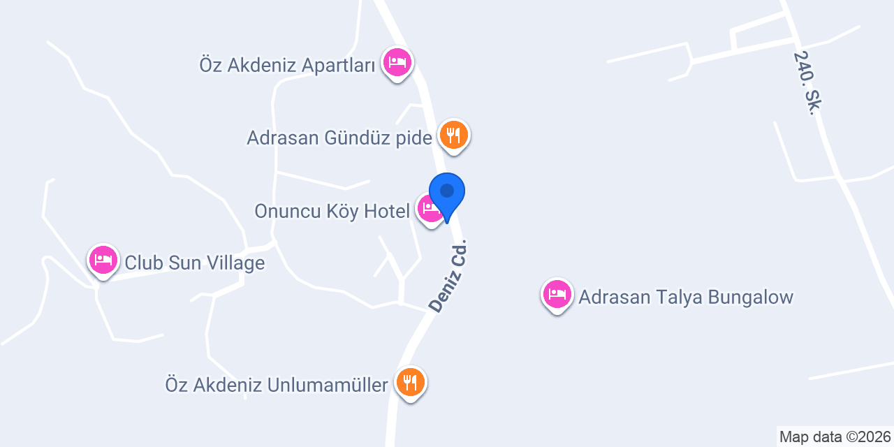 ADRASAN ZULU BUNGALOWS konumu