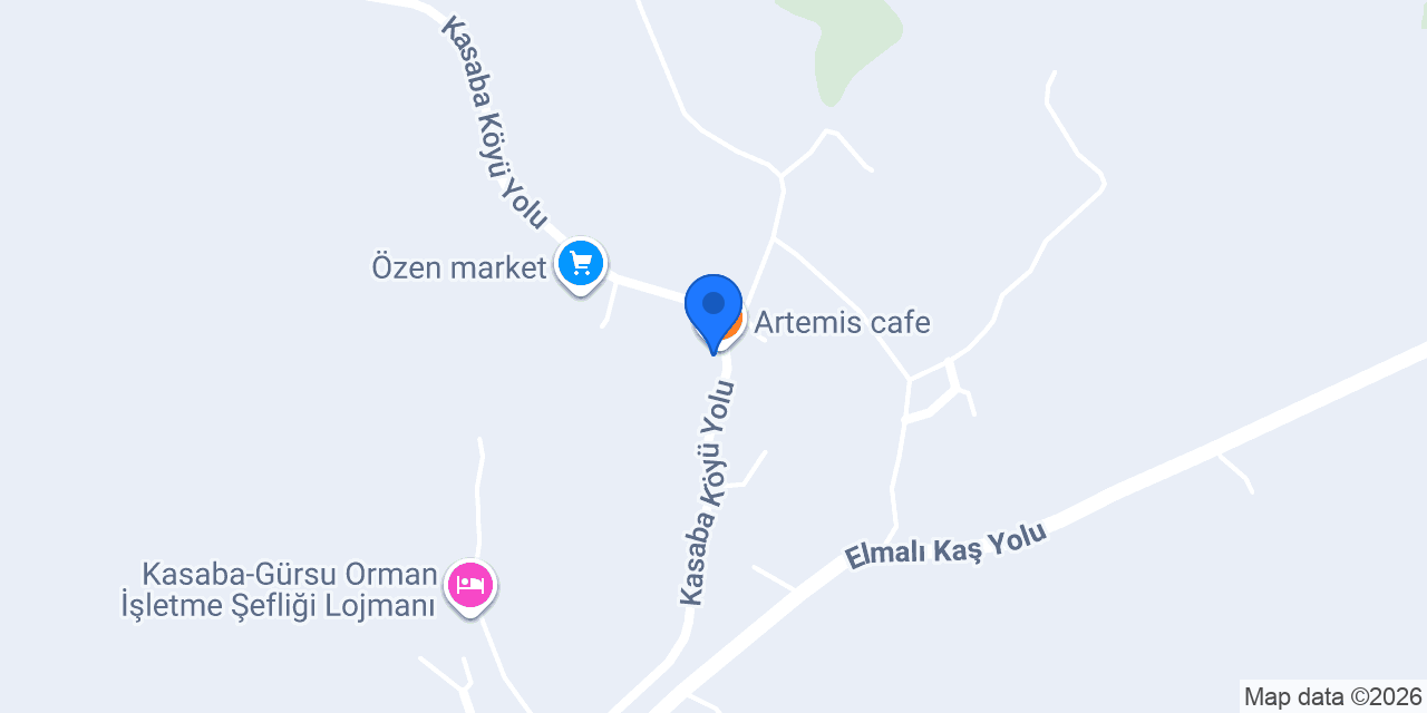 Artemis cafe konumu