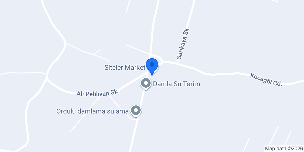 Siteler Market konumu