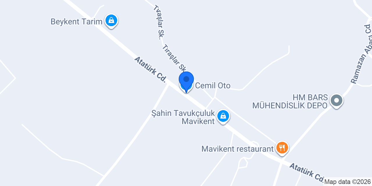 Cemil Oto konumu
