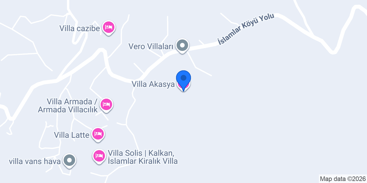 Villa Akasya konumu