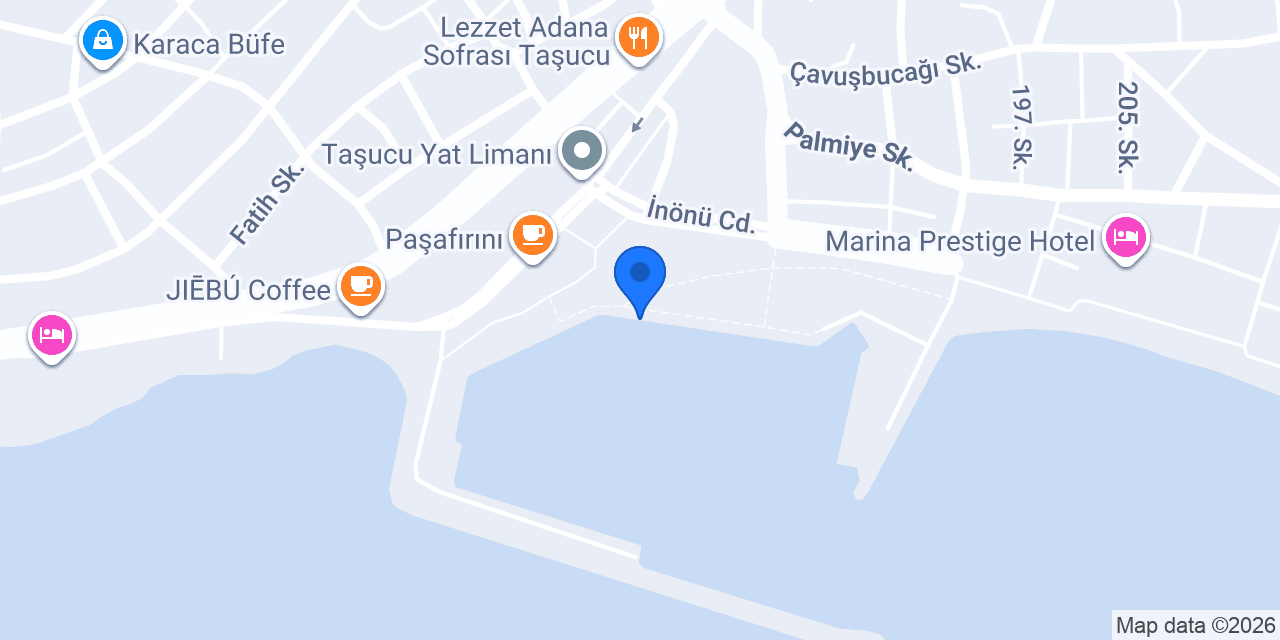 Göktuğ yatçılık konumu