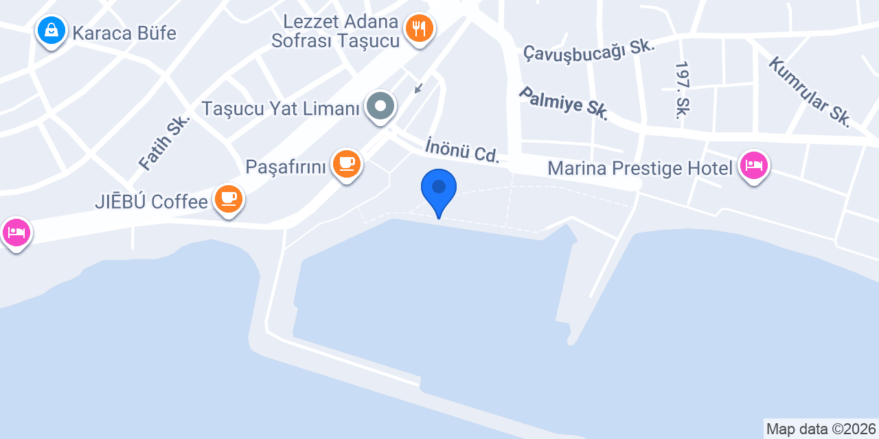 Çoban Yıldızı Yatçılık konumu