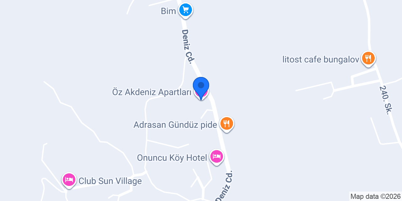 Öz Akdeniz Apartları konumu
