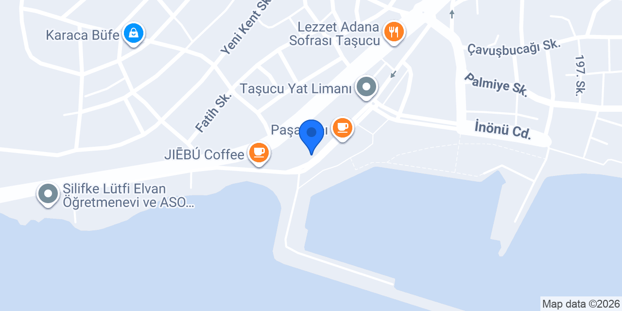 Denizkızı Restoran konumu