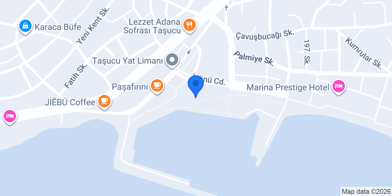 Akınay Yatçılık konumu