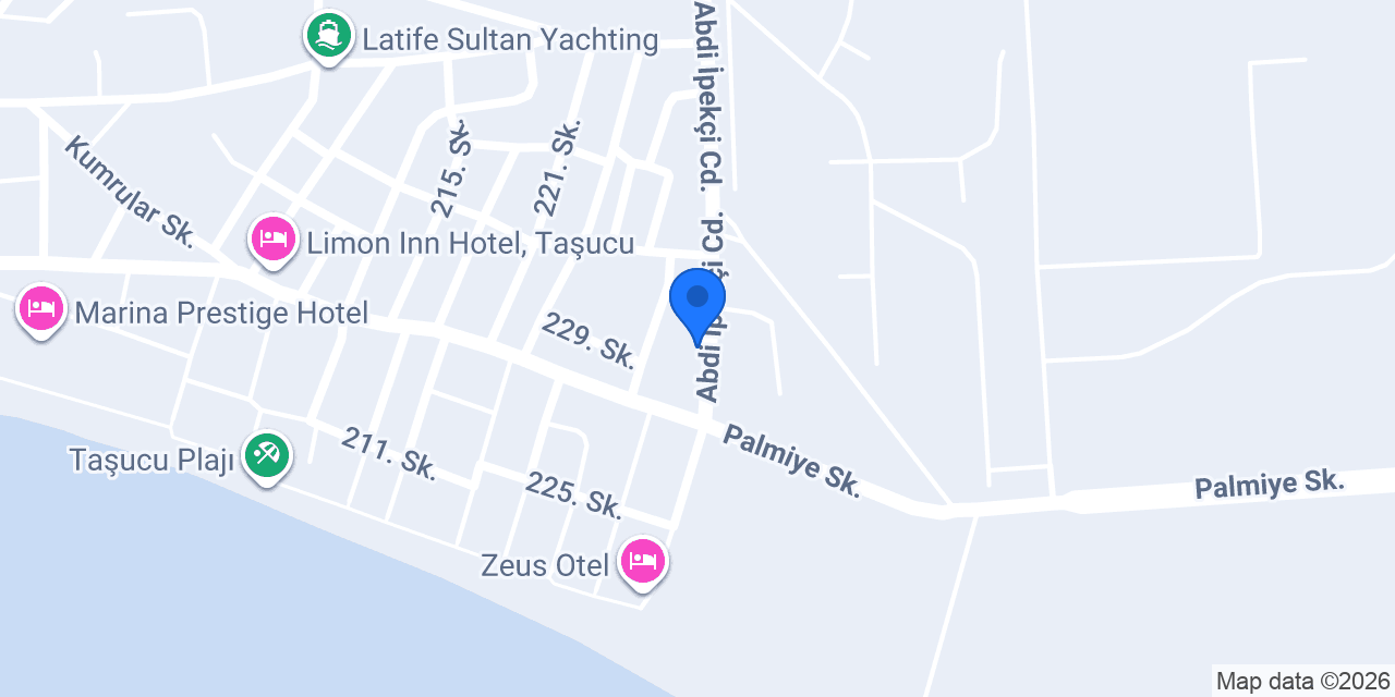 Begonvil Apart Otel konumu