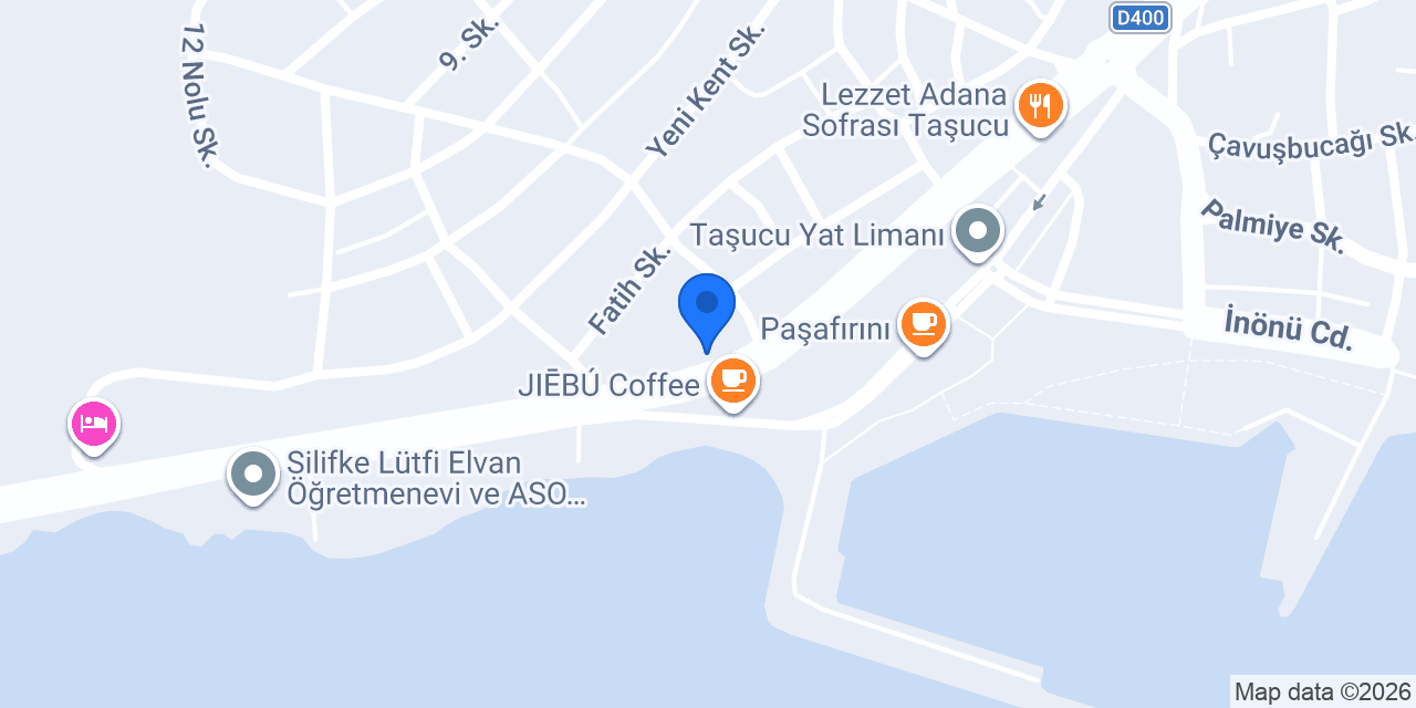 Taşucu Katlı Kapalı Otopark konumu
